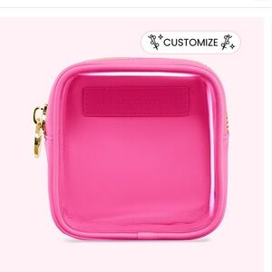 Stoney Clover Lane Clear Front Mini Pouch in Bubblegum